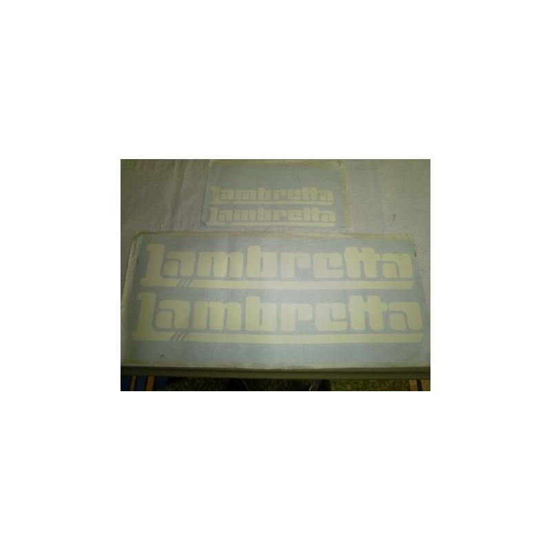 Juego adhesivos 'Lambretta' Lince. Juego adhesivos 'Lambretta' Lince.