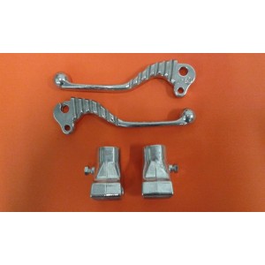 KIT SPORT MANETAS+BOTAS VESPA CROMADAS