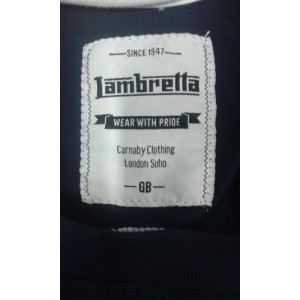 CAMISETA LAMBRETTA 'LEON' AZUL MARINO TALLA S