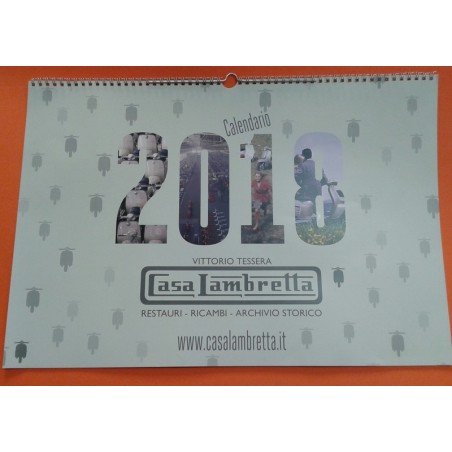 CALENDARIO 2018 CASA LAMBRETTA