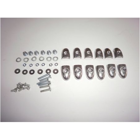 Kit 12 terminales suelo+tornilleria S2.
