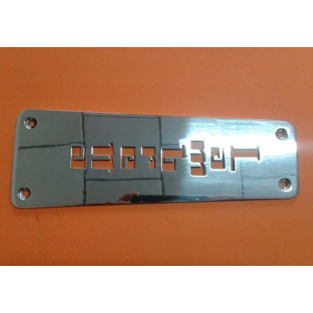 CENTRO SUELO 'LAMBRETTA' INOX.