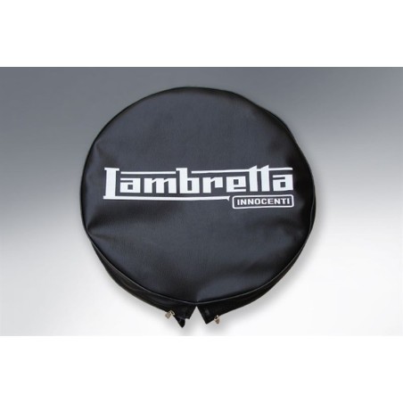 FUNDA RUEDA REPUESTO 'LAMBRETTA' NEGRA