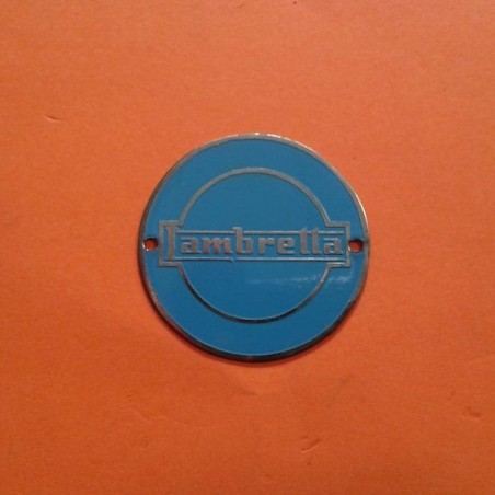 ESCUDO REDONDO LAMBRETTA AZUL
