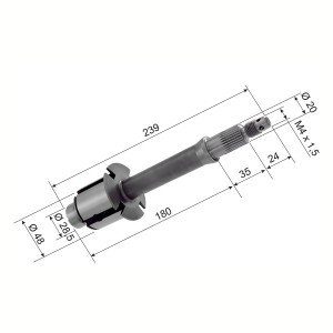 EJE SECUNDARIO VESPA 125/150 RMS