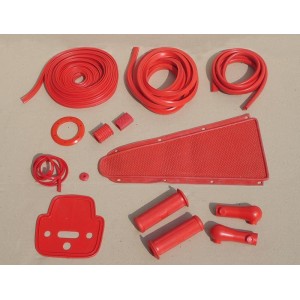 GOMAS VESPA 125/150/160 ROJAS (JUEGO)