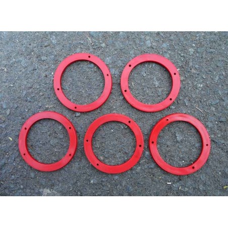 MOLDURA CLAXON ROJA VESPA