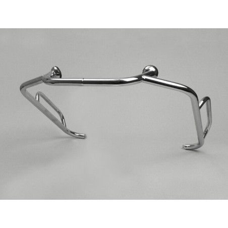 DEFENSA DELANTERA CROMADA ESCUDO VESPA/LAMBRETTA