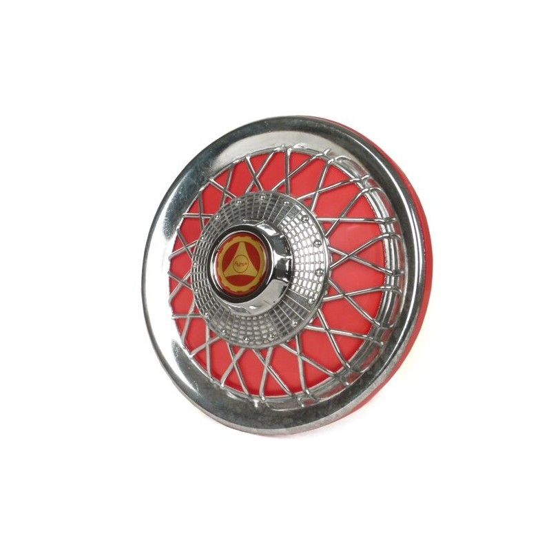 TAPACUBOS VESPA 10" ROJO/CROMADO TAPACUBOS VESPA 10" ROJO/CROMADO