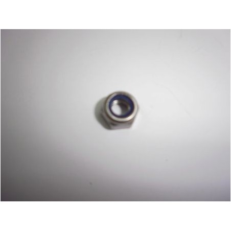 Tuerca abierta de aro de rueda. Inox.