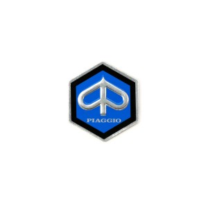 ESCUDO HEXAGONAL ADHESIVO PIAGGIO 26mm