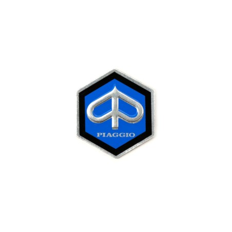 ESCUDO HEXAGONAL ADHESIVO PIAGGIO 26mm