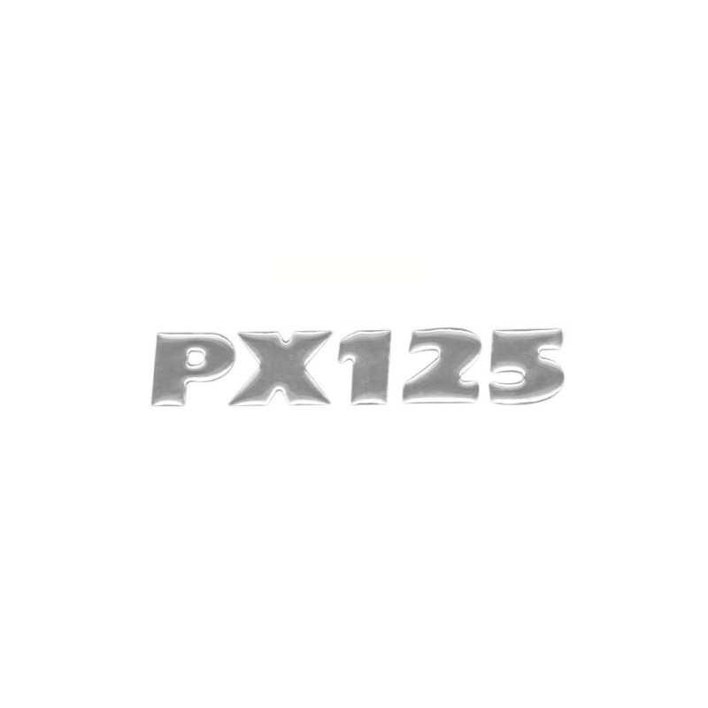 ANAGRAMA CROMADO COFANO PX125 ANAGRAMA CROMADO COFANO PX125