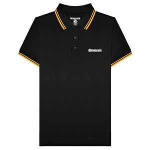 POLO LAMBRETTA NEGRO/AMARILLO S