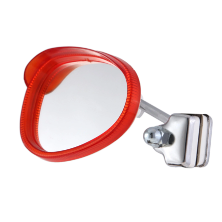 Espejo de bordon Blanco/Rojo.