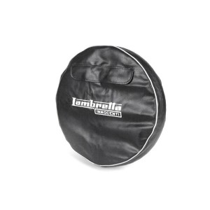FUNDA RUEDA REPUESTO NEGRA 'LAMBRETTA'