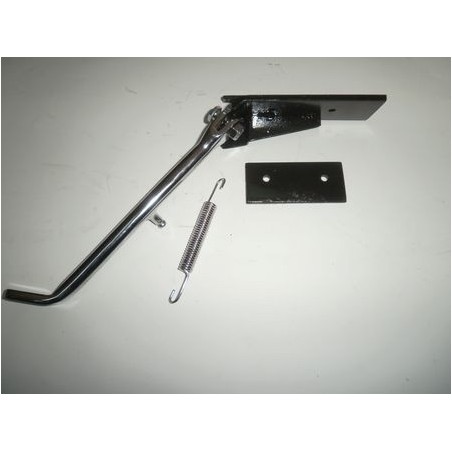 Caballete lateral cromado. S3.